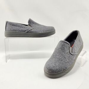 PRADA - Slip-on Loafers, grey, size 7.5